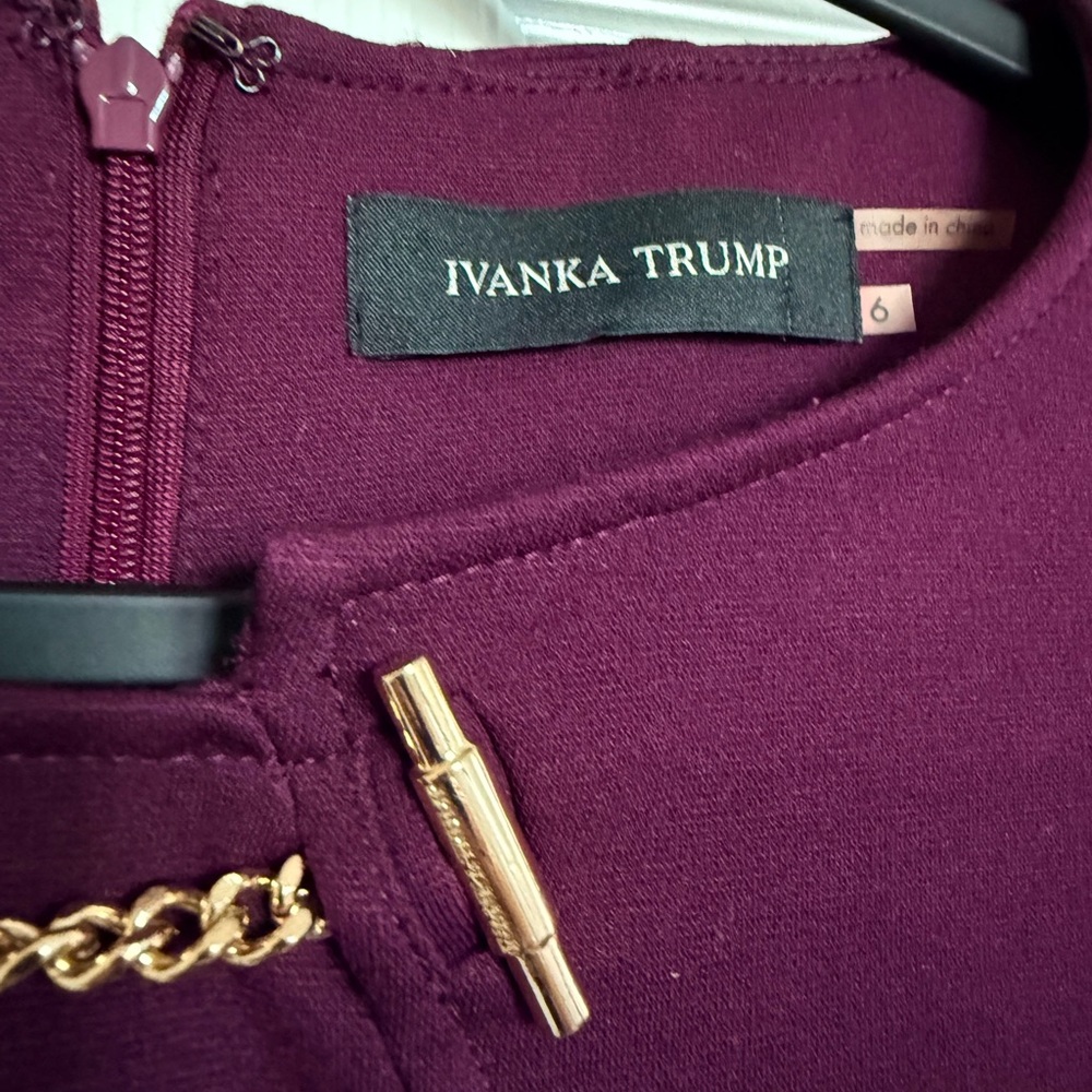 Ivanka Trump Women's Purple Midi Dress
